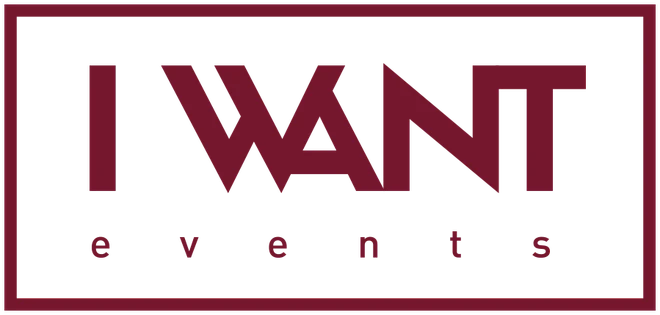Logo I WANT events – partner cateringu SAVOR